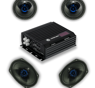 car audio package, truck audio upgrade, nemesis audio, loud car speakers, 4 channel amp kit, car audio bundle, pro audio car speakers, loud door speakers with amplifier, silverado sound system, f150 speaker upgrade, ram truck audio upgrade, complete car audio system bundle, best speaker upgrade for trucks, car amplifier package, high output car speakers