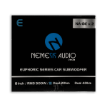 Quad 8" Truck Subwoofer Package – 4x Nemesis NA-8E v2 – Custom Under-Seat Box - Image 4