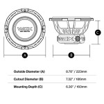 Dual 8" DB Drive WDX G2 Truck Bass Package – Box with 2 Subwoofers - Image 4
